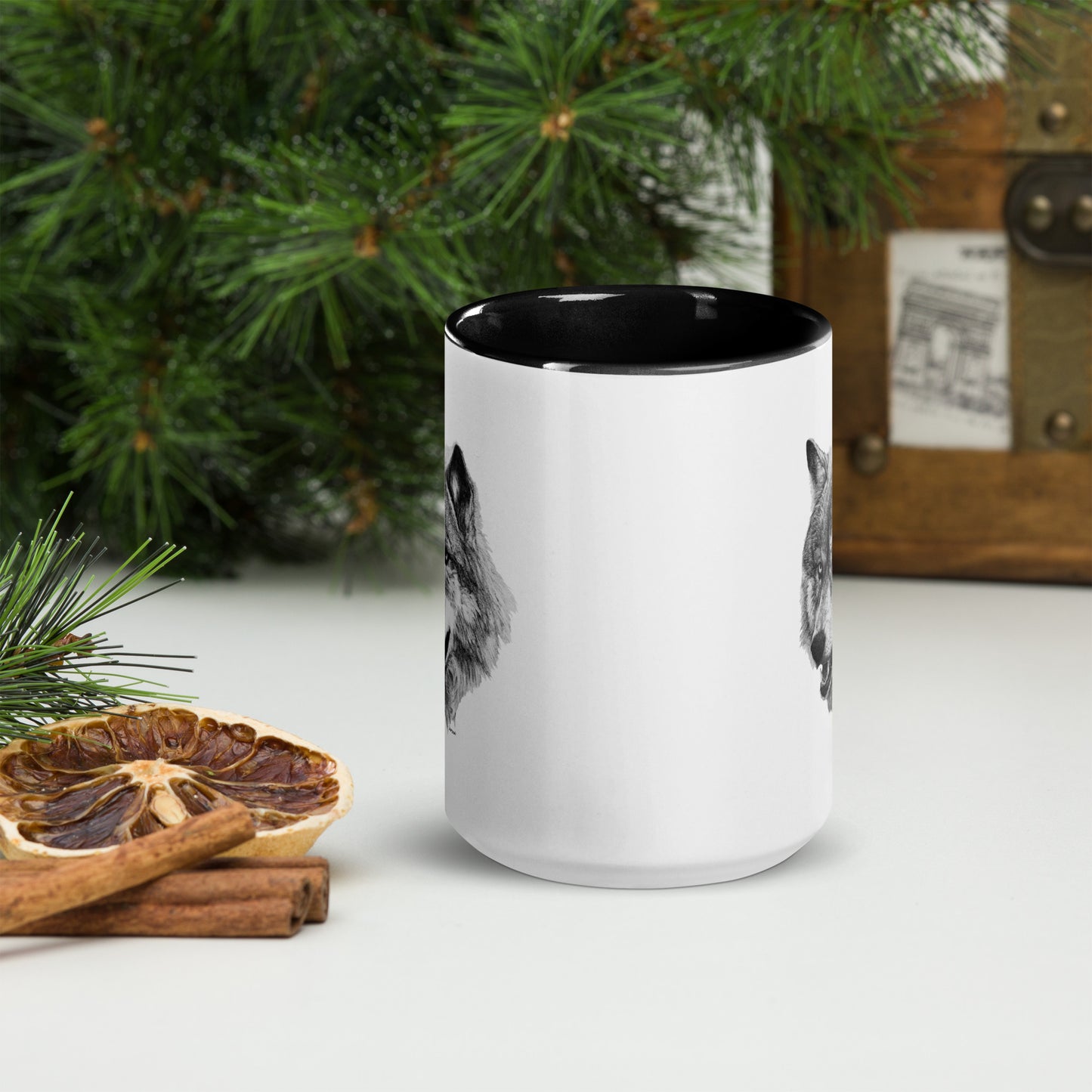 "Alpha Presence" Mug with Color Inside