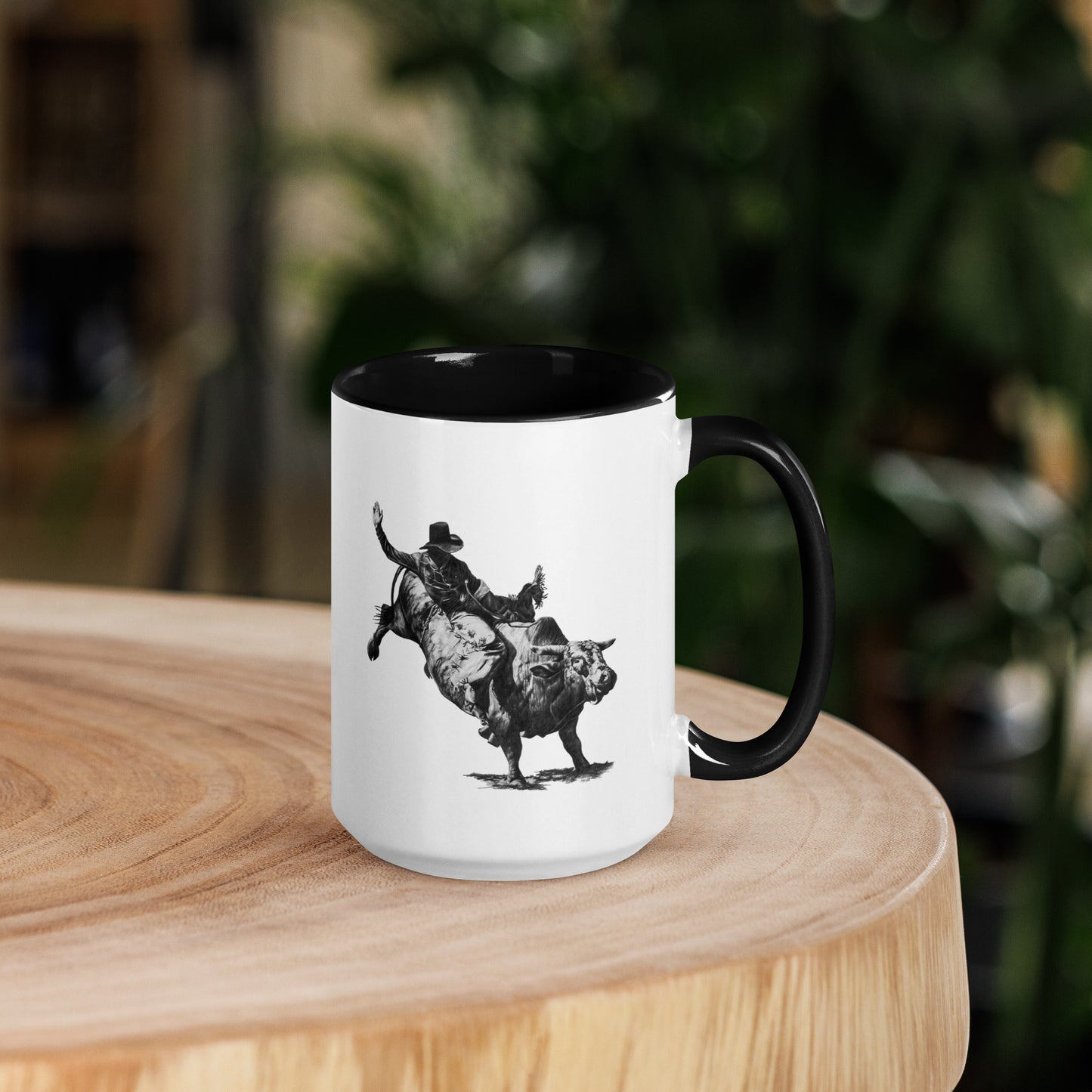 "Eight Seconds of Fun" Mug with Color Inside