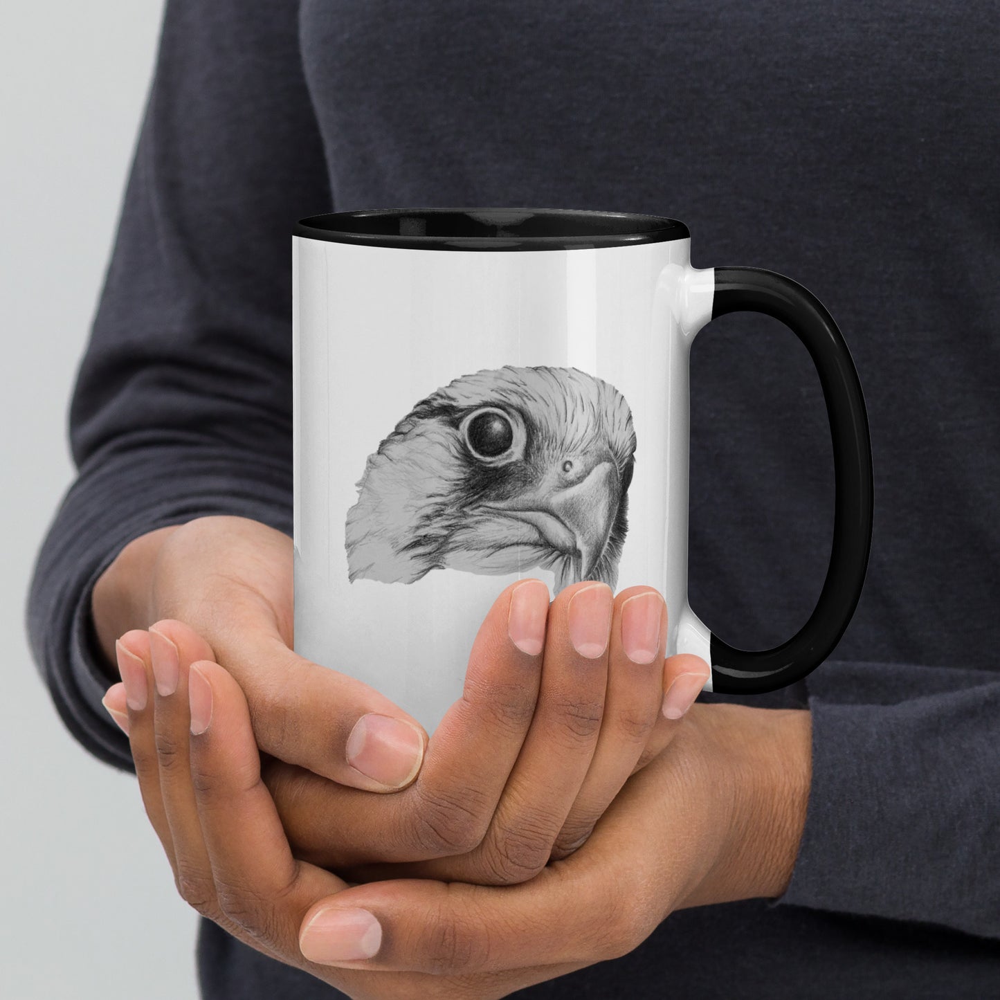 "The Sentinel" Mug with Color Inside