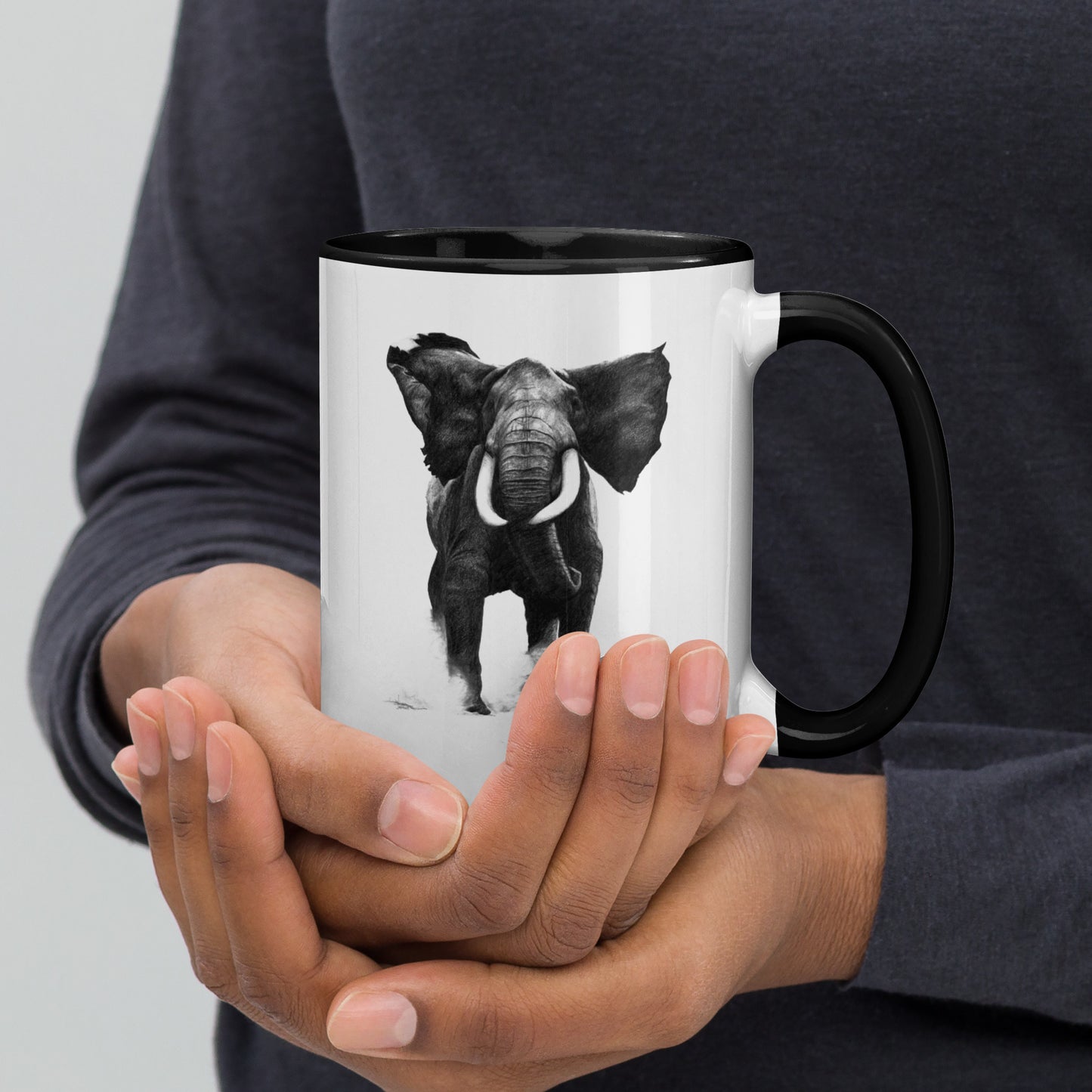 "Gentle Giant"  Mug with Color Inside