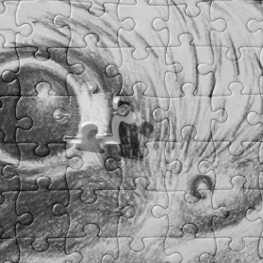 The "Hawk Jigsaw Puzzle" is from a drawing of mine created with a graphite pencil. It has been digitally optimized and transferred to a pressed paper chipboard which makes it suitable for framing.