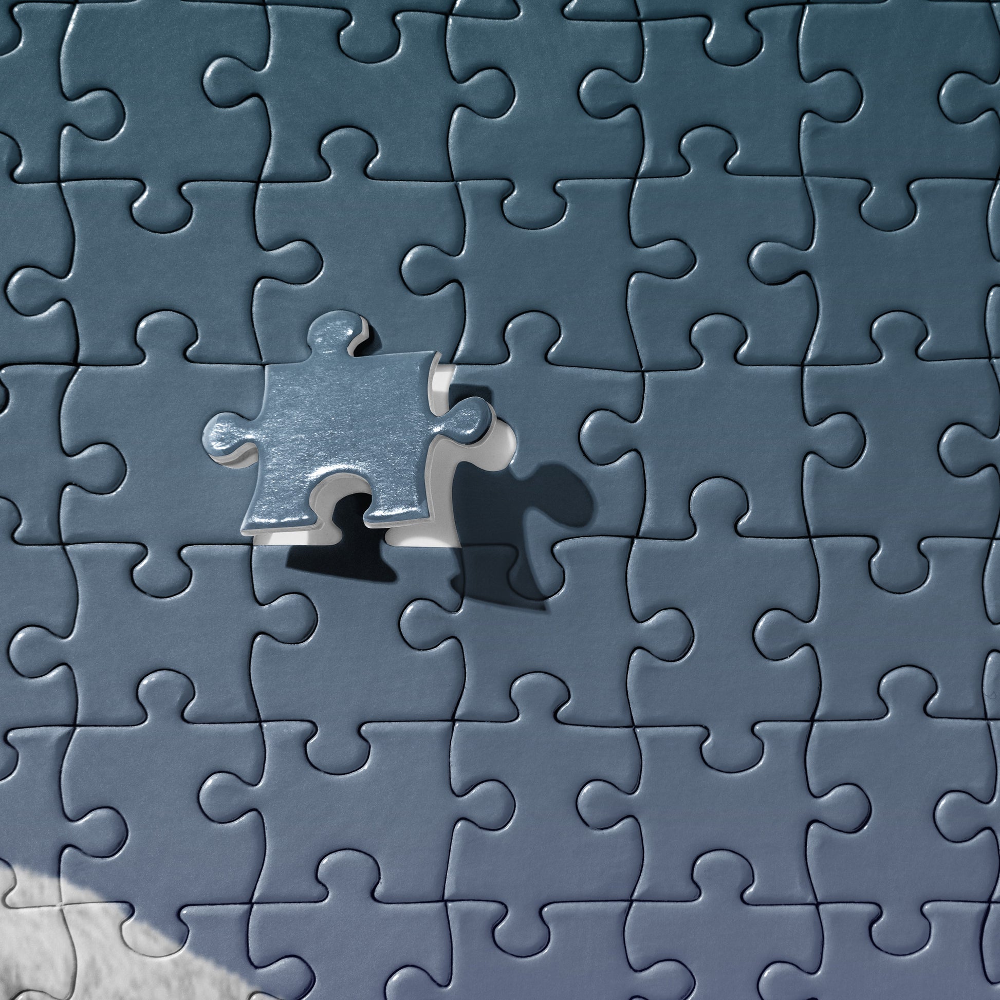 The "Polar Bear Jigsaw Puzzle" is from a drawing of mine created with a graphite pencil. It has been digitally optimized and transferred to a pressed paper chipboard which makes it suitable for framing.