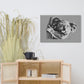 These "Koala Canvas Wall Hangings" are from a drawing of mine created with a graphite penci. It has been digitally optimized and transferred to a poly-cotton blend canvas.