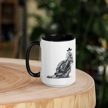 Cowboy Mug with Color Inside