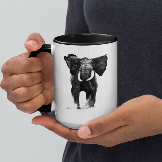 Elephant Mug with Color Inside